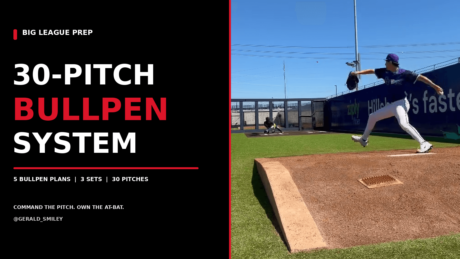 Five Different (30) Pitch Bullpen Sequences