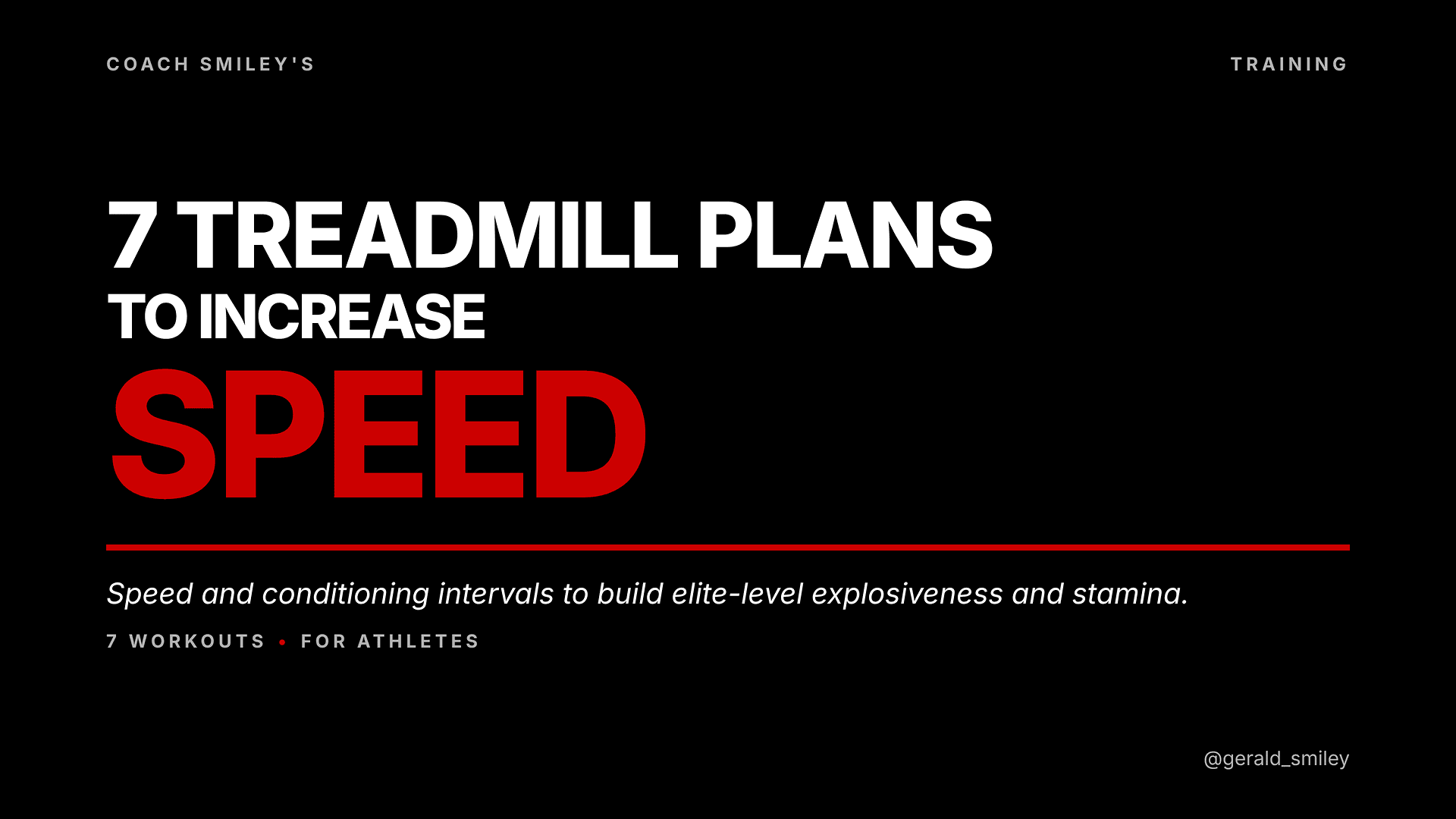 7 Treadmill Workout Plans to Increase Speed Now!