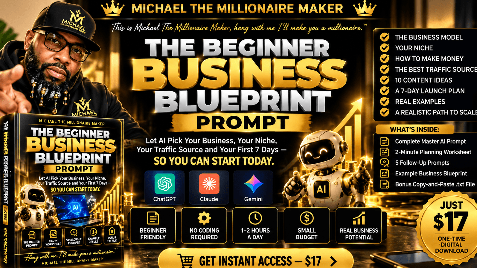 Beginner Business Blueprint Prompt