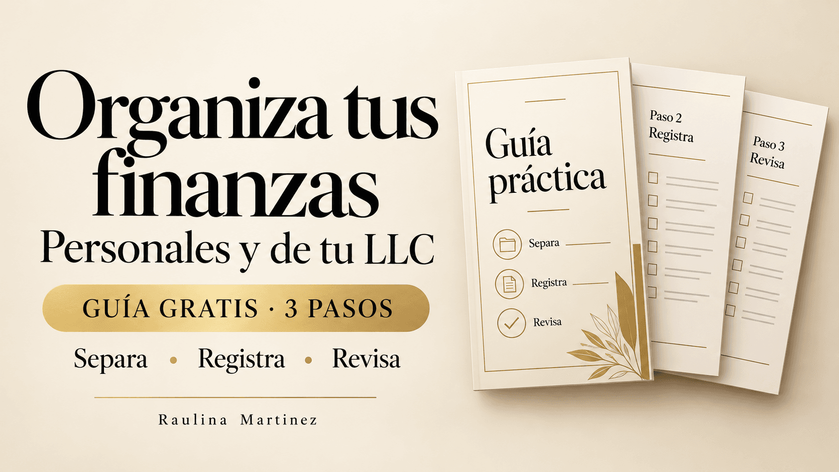 Guía Práctica: 3 Pasos para Organizar tus Finanzas