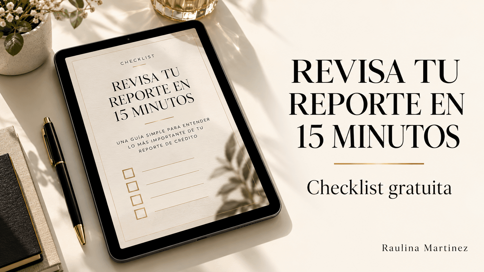 Revisa tu reporte en 15 minutos