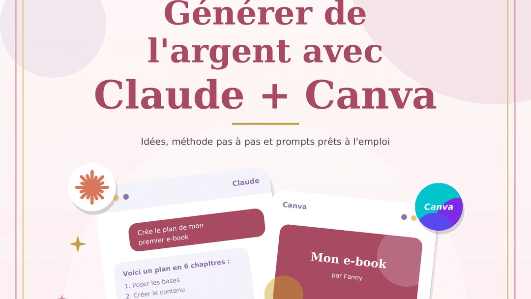 CLAUDE+CANVA :guide complet gagnez vos 1er revenus