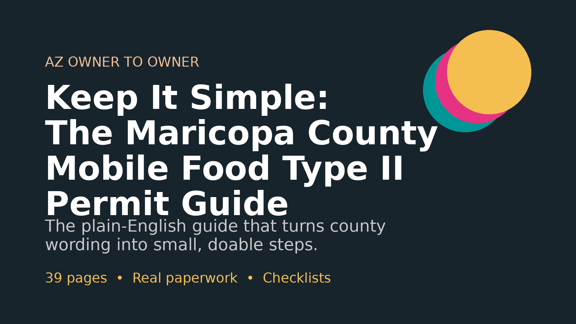 Keep It Simple: Maricopa Type II Permit Guide
