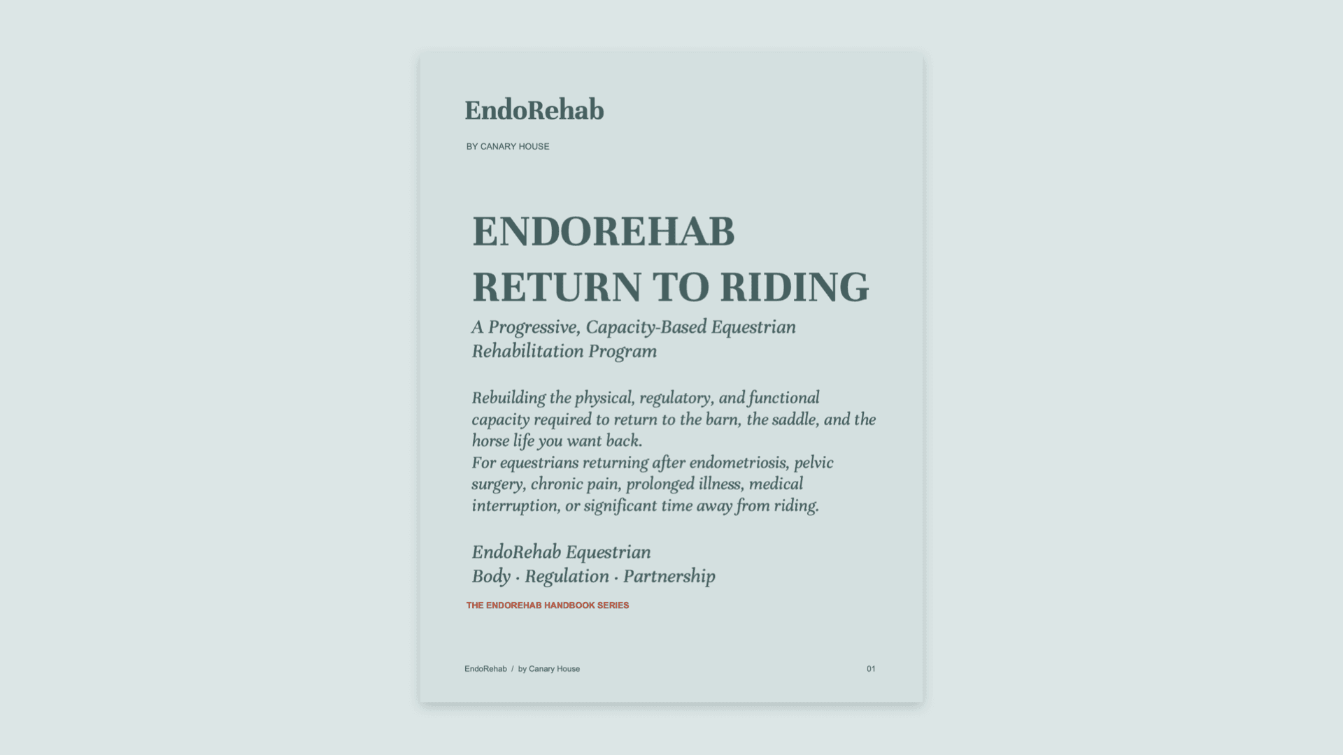 EndoRehab Return to Riding