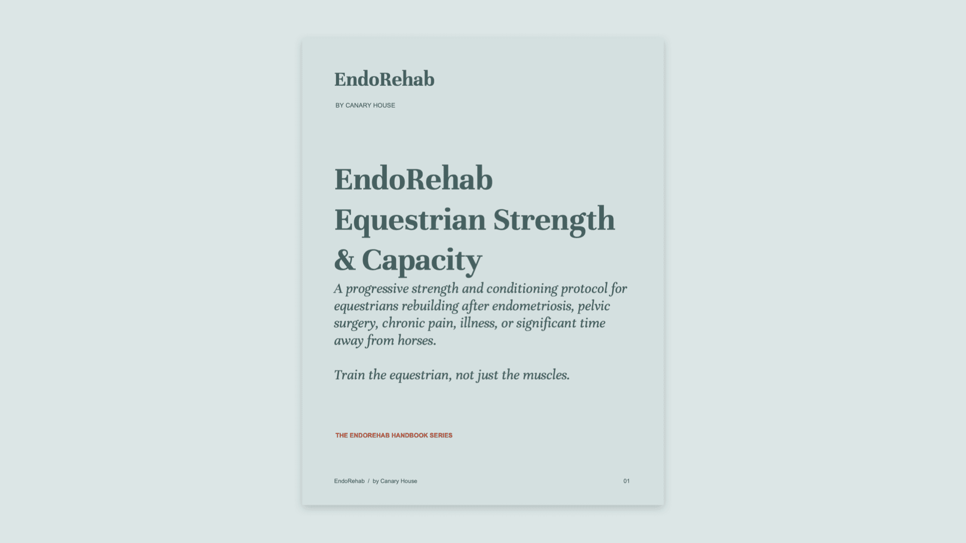 EndoRehab Equestrian Strength & Capacity