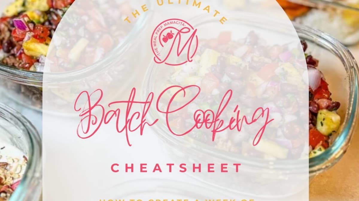 Get My Batch Cooking Cheatsheet Guide Now!