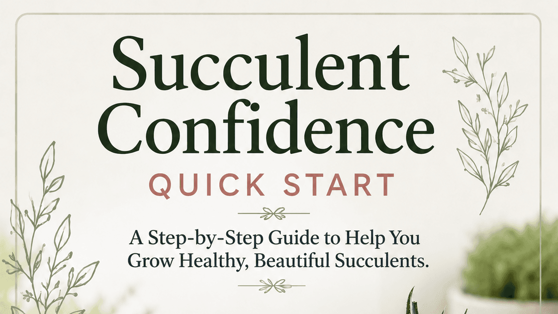 Succulent Confidence Quick Start