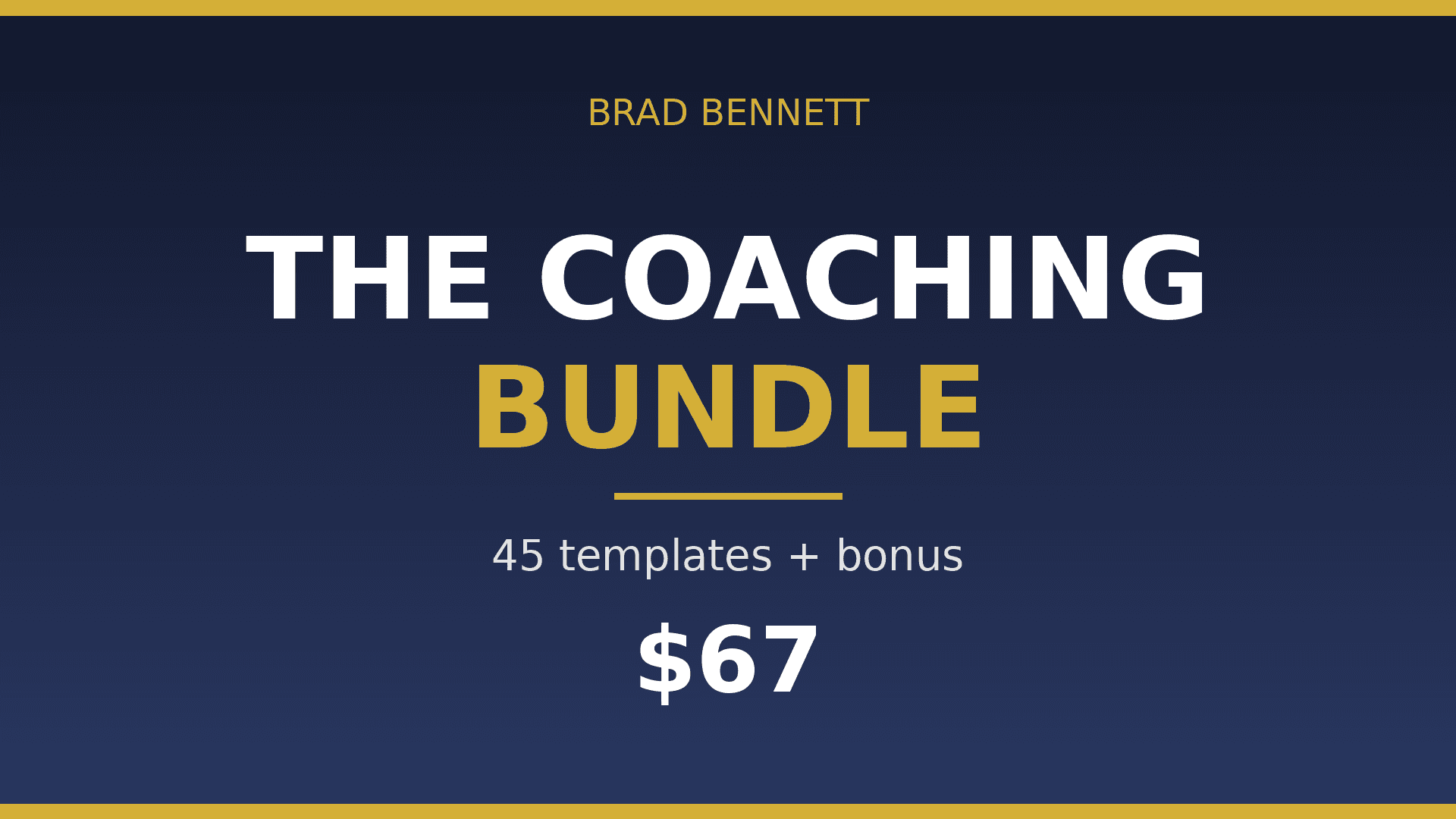 The Coaching Bundle