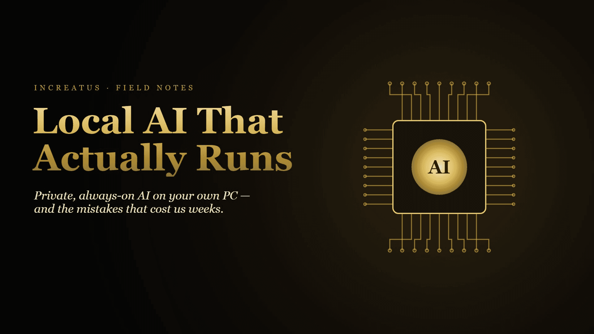 Local AI That Actually Runs (eBook)