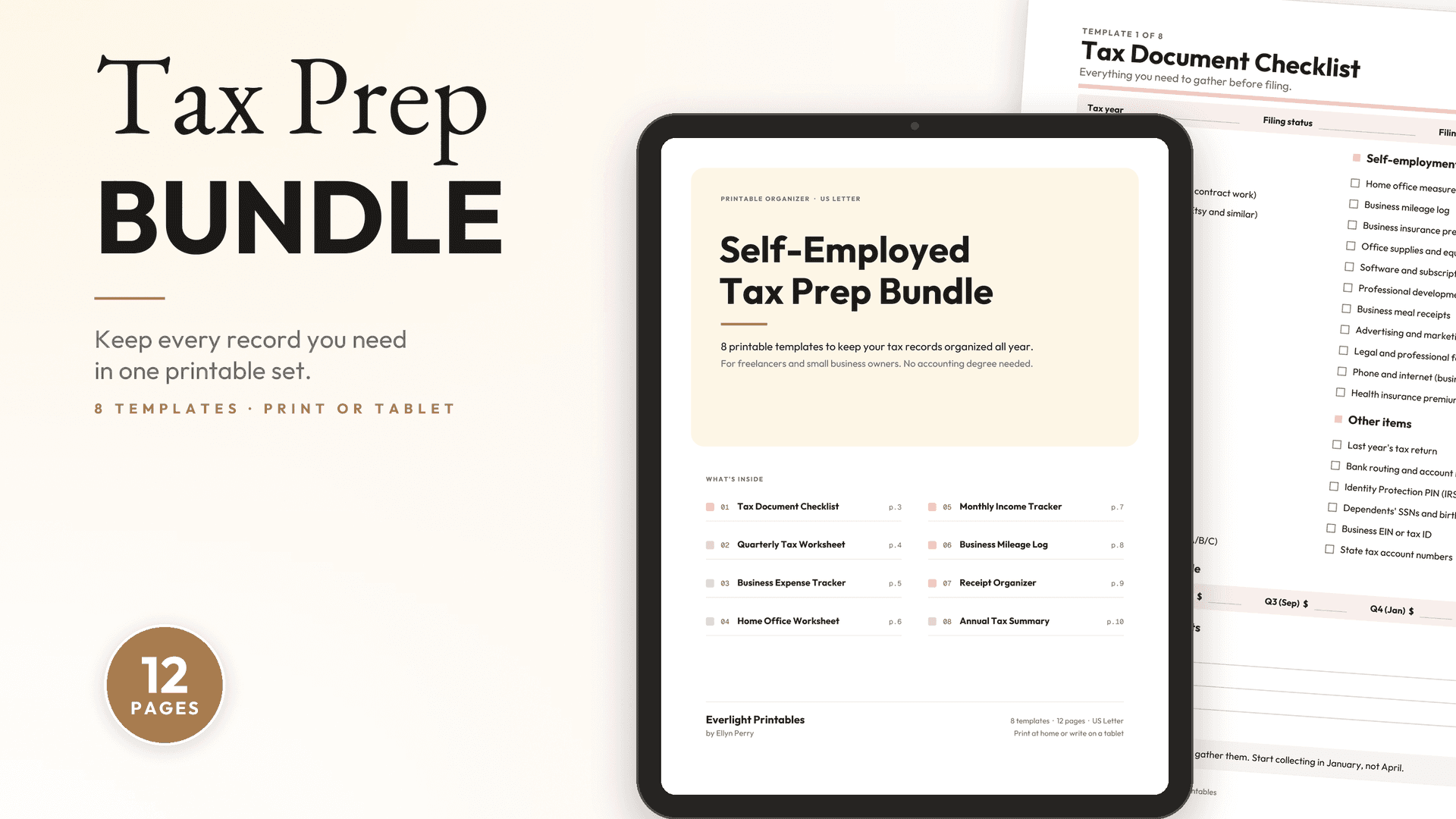 Self-Employed Tax Prep Bundle
