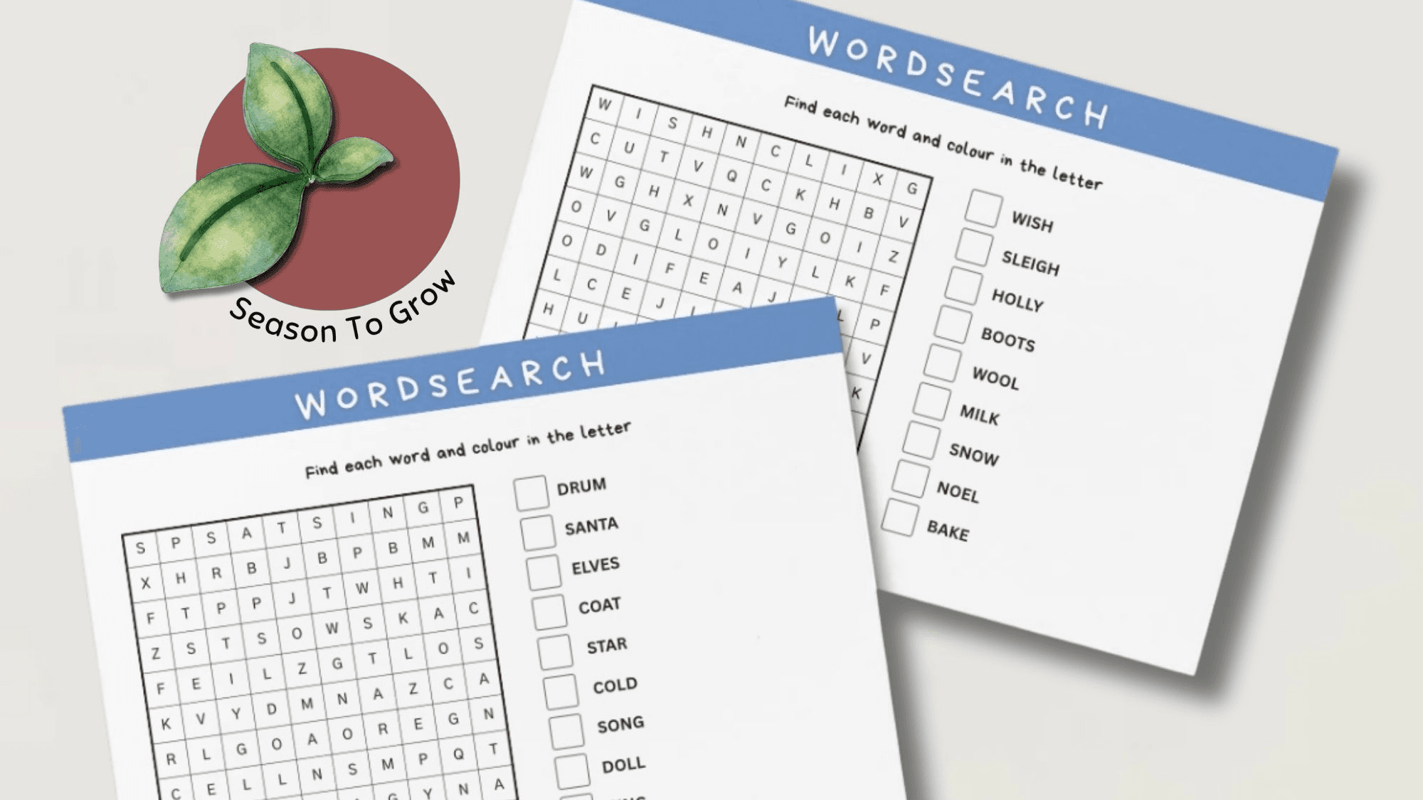 36 x Word Search Activity 3 | Winter Word Search