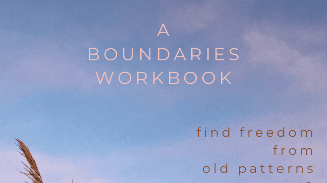 "BOUNDARIES 101" DIGITAL WORKBOOK