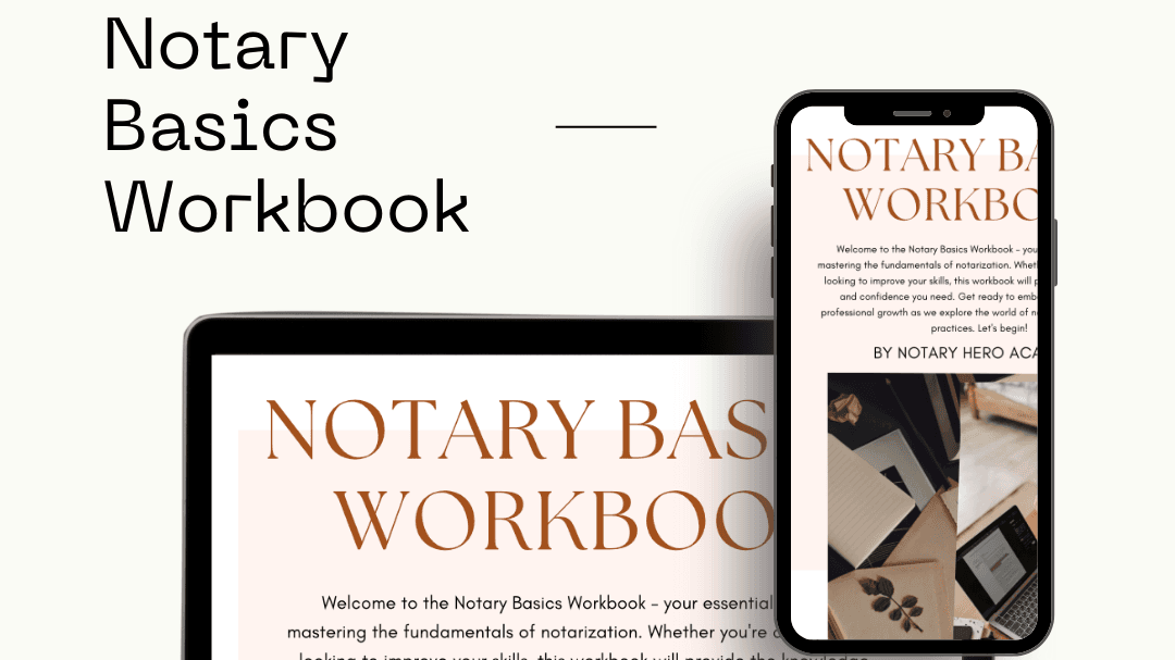 Get the Companion Workbook for Notary Basics