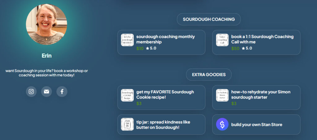 Food Creator Spotlight - @BaconWithSourdough Stan Store