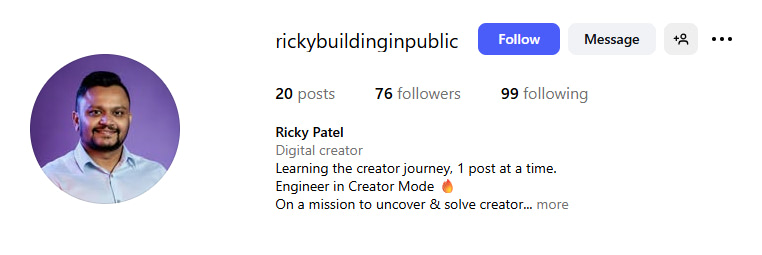 Ricky Building In Public