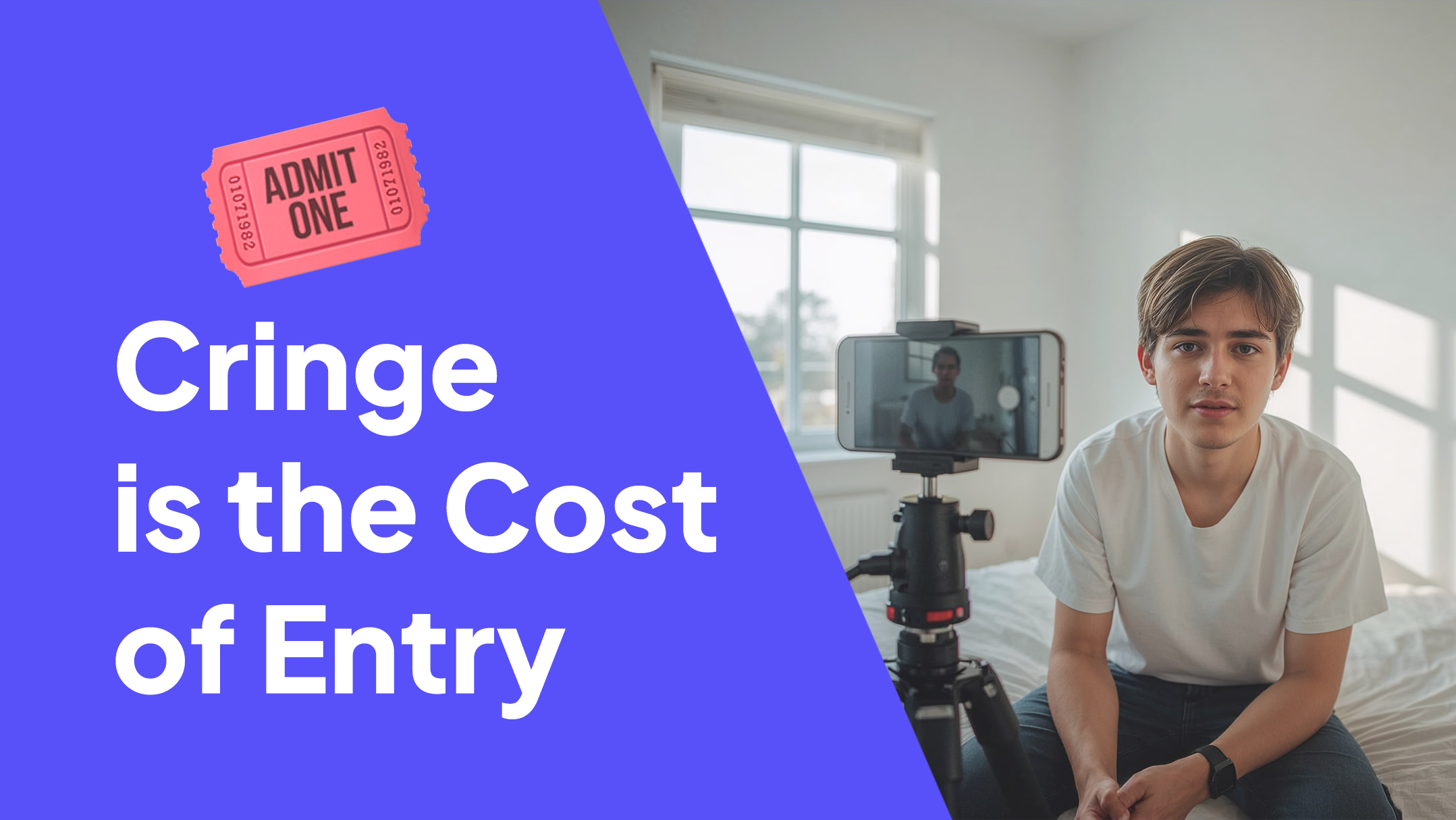 Cringe is the Cost of Entry Into the Creator Economy