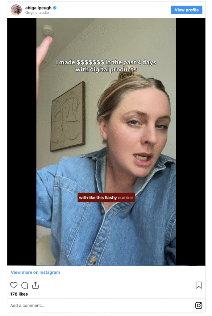 Abigail Peugh authenticity and transparency