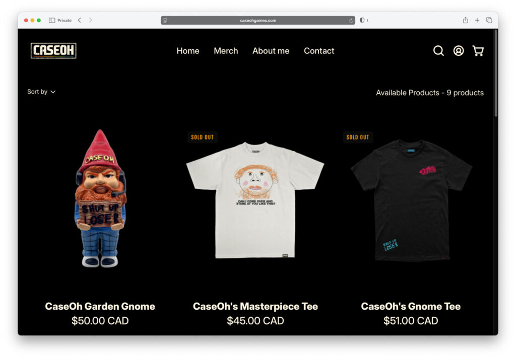 CaseOh Merch Store