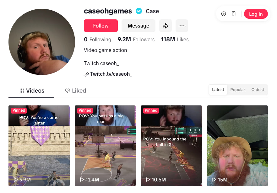 CaseOh on TikTok
