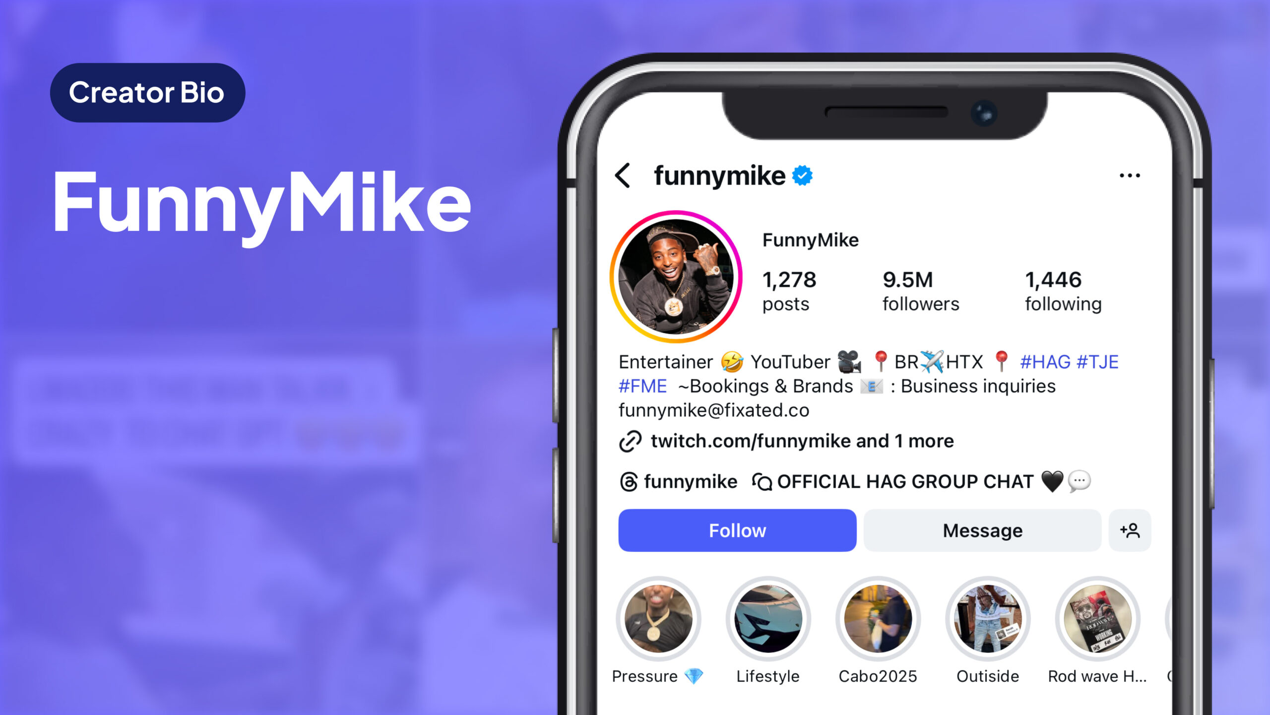 FunnyMike Creator Bio