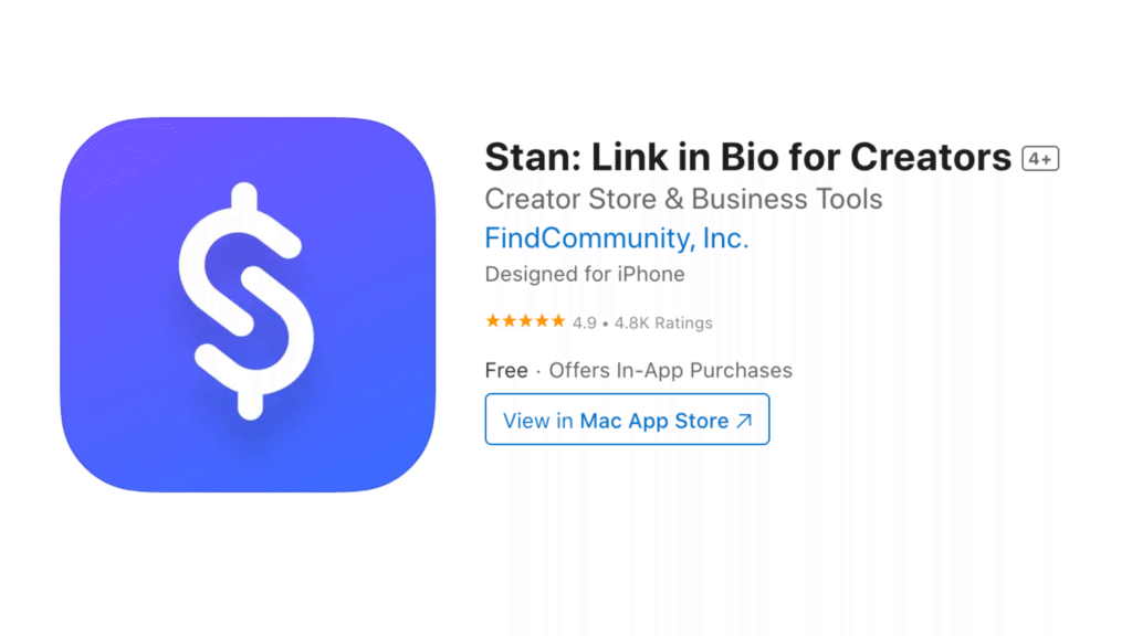 Stan Store app store review