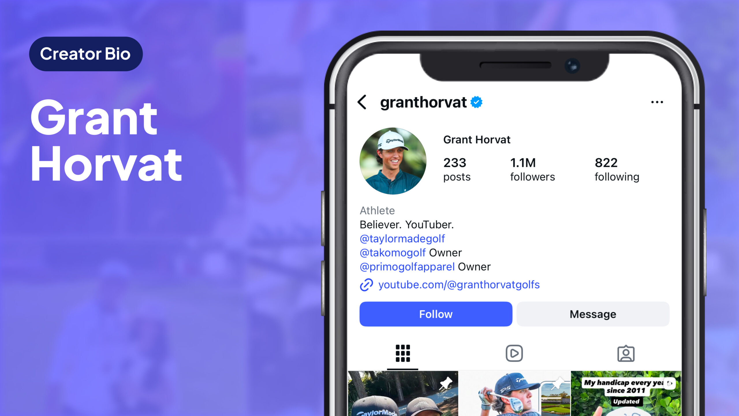 Grant Horvat Creator Bio