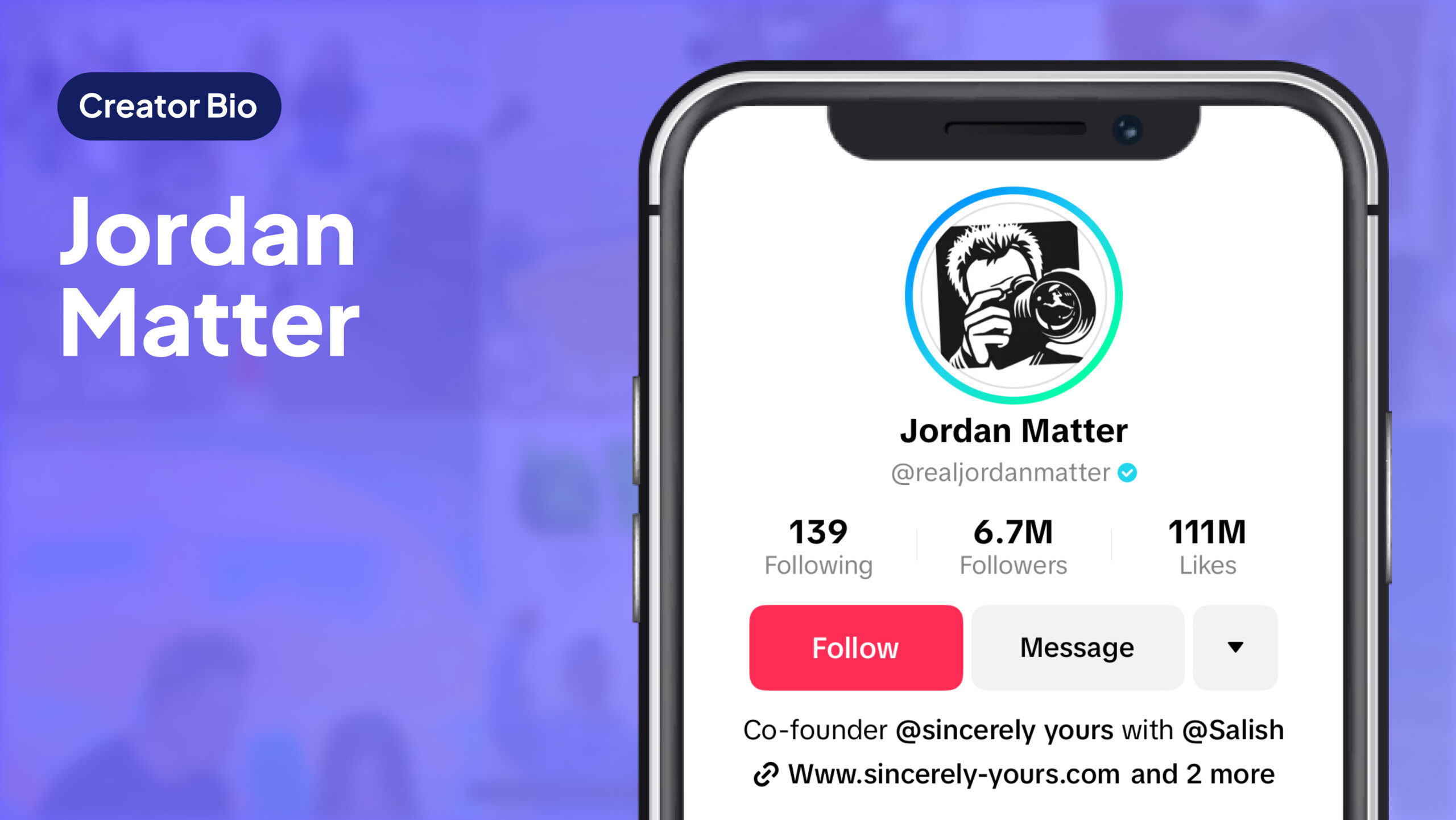 Jordan Matter Creator Bio