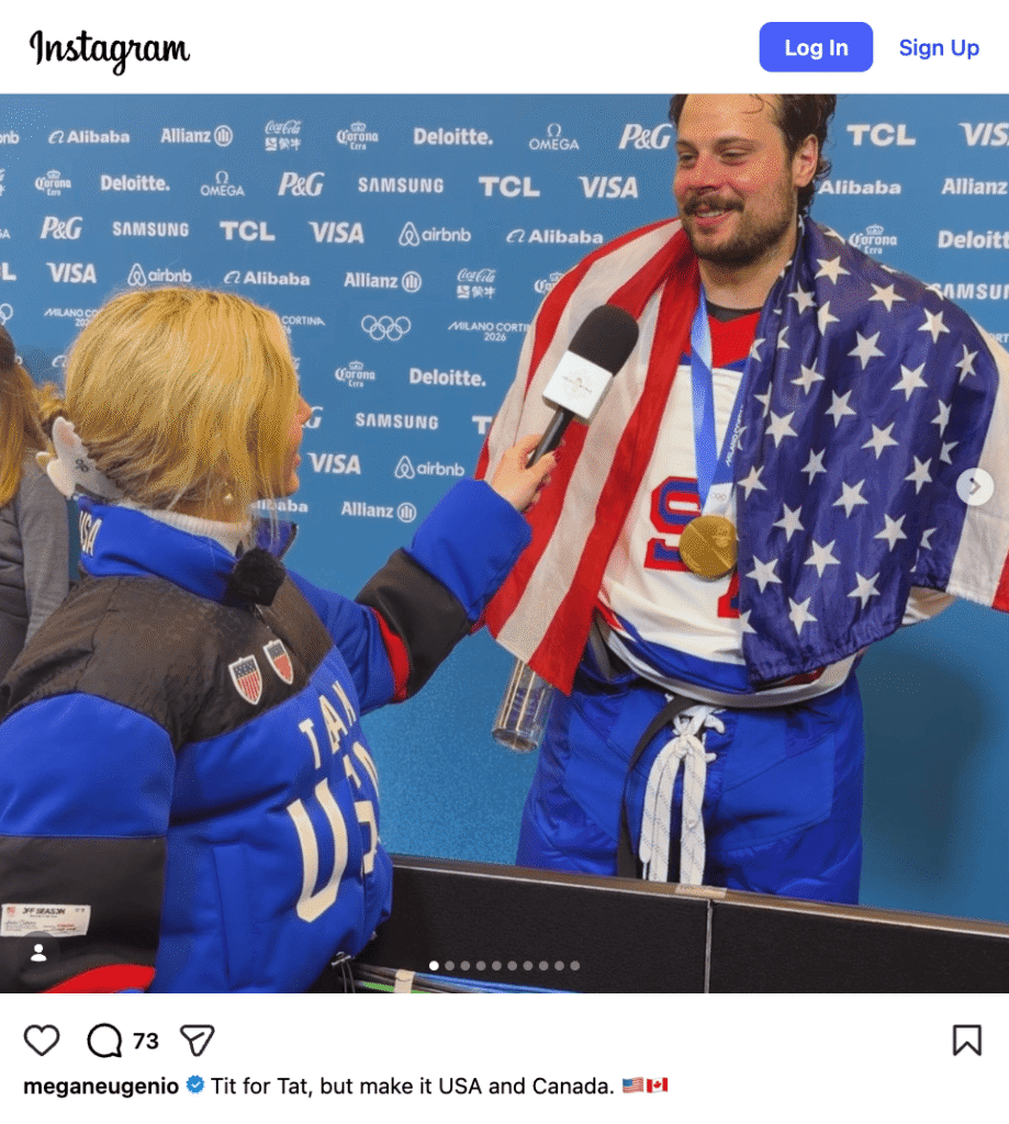 Megan Eugenio Olympics 2026