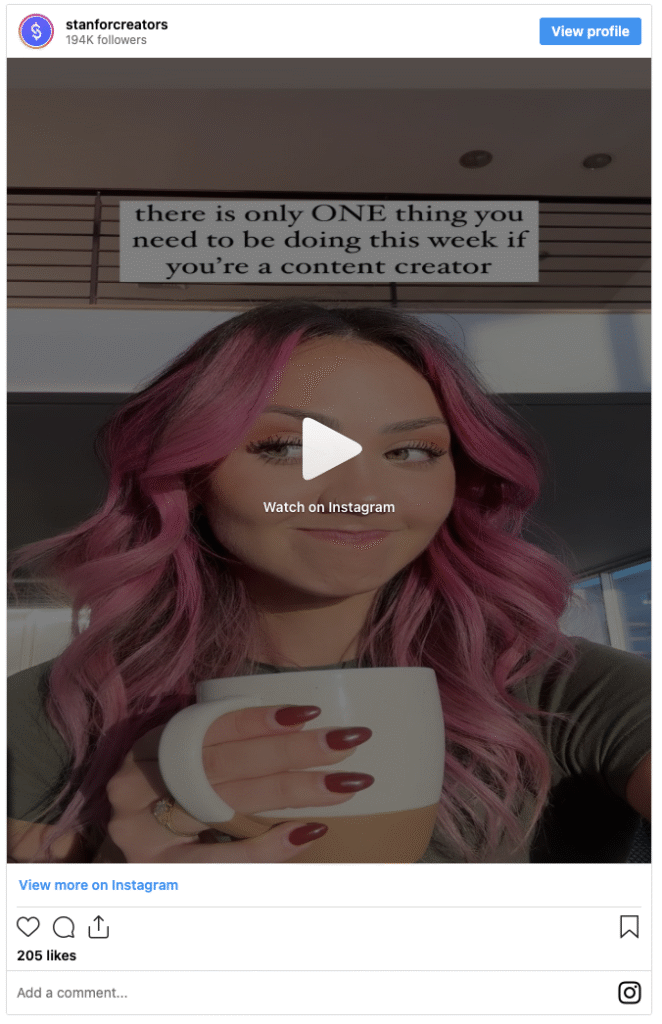 Stan for Creators BFCM