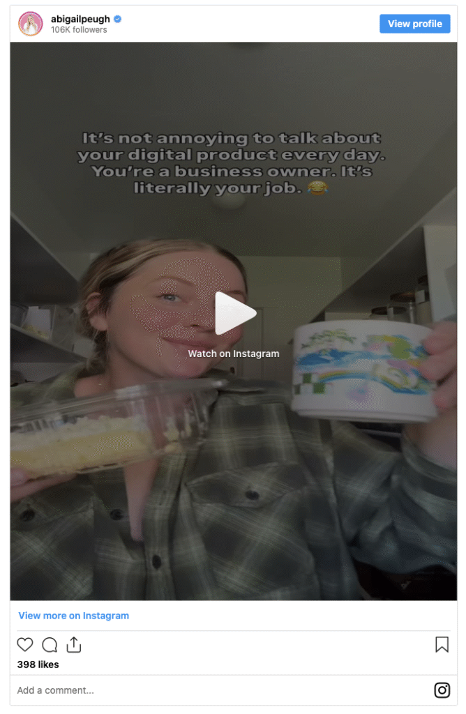 abigail peugh example