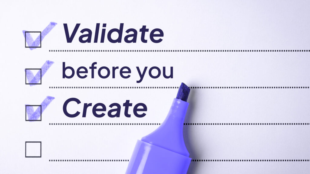 Digital Product Idea Validation