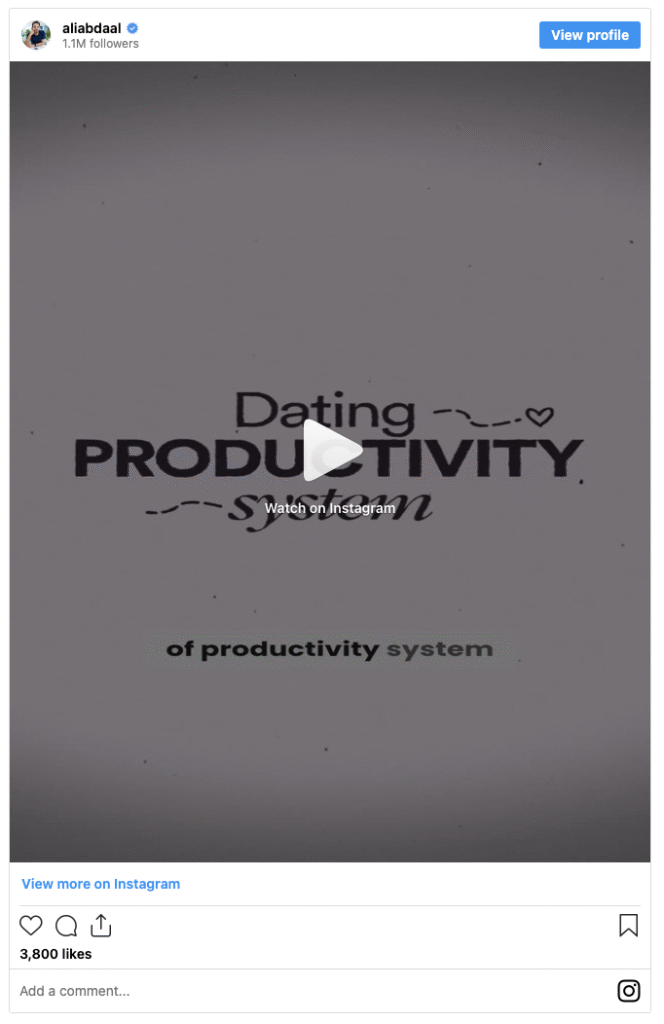 IG Trend Dating Hot Take