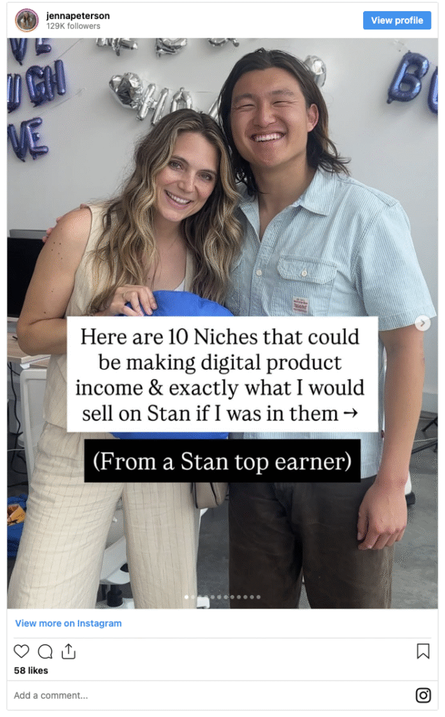 Jenna Peterson 10 popular niches