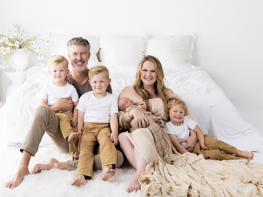 Rachel Adams Lee and family