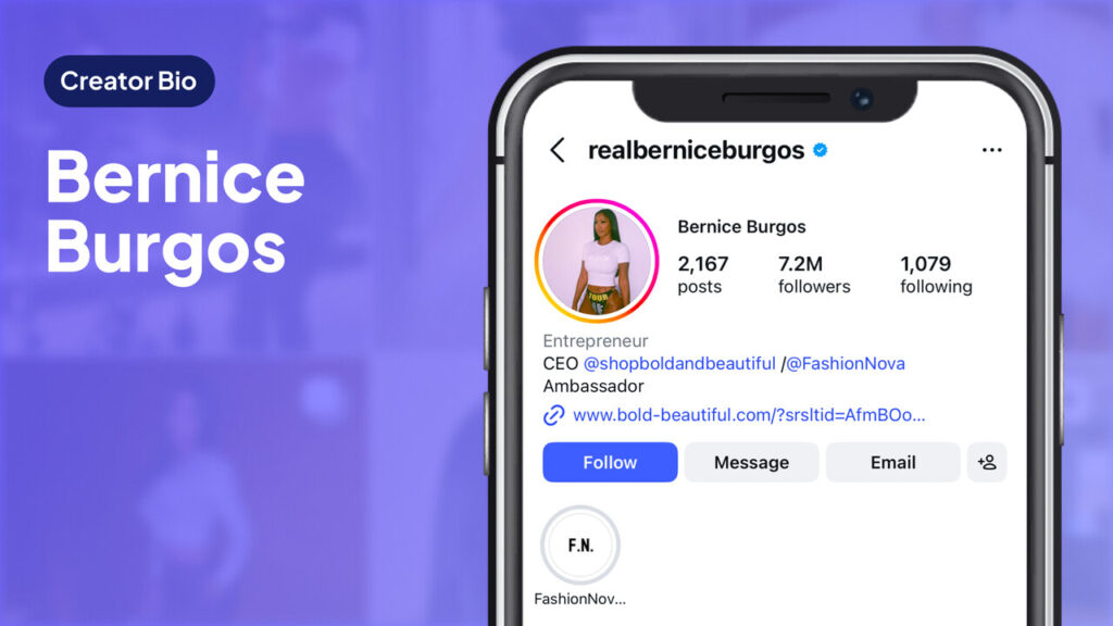 Bernice Burgos Creator Bio