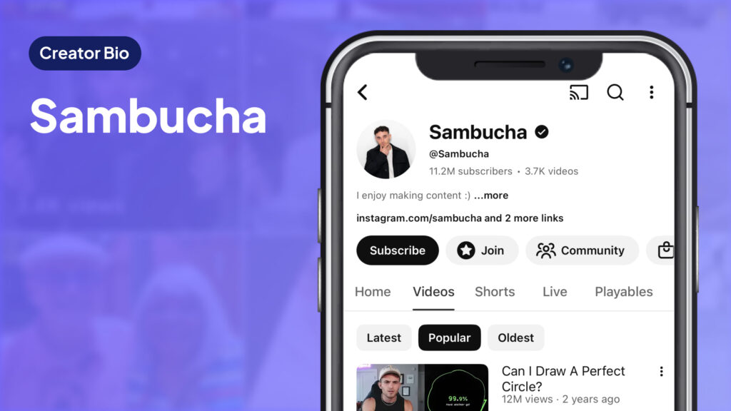 Sambucha Creator Bio