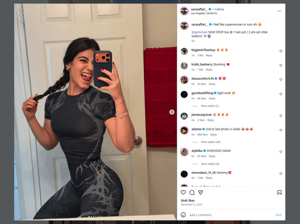 Sara Saffari Instagram