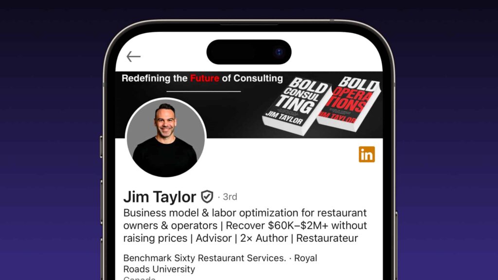 Jim Taylor LinkedIn Profile