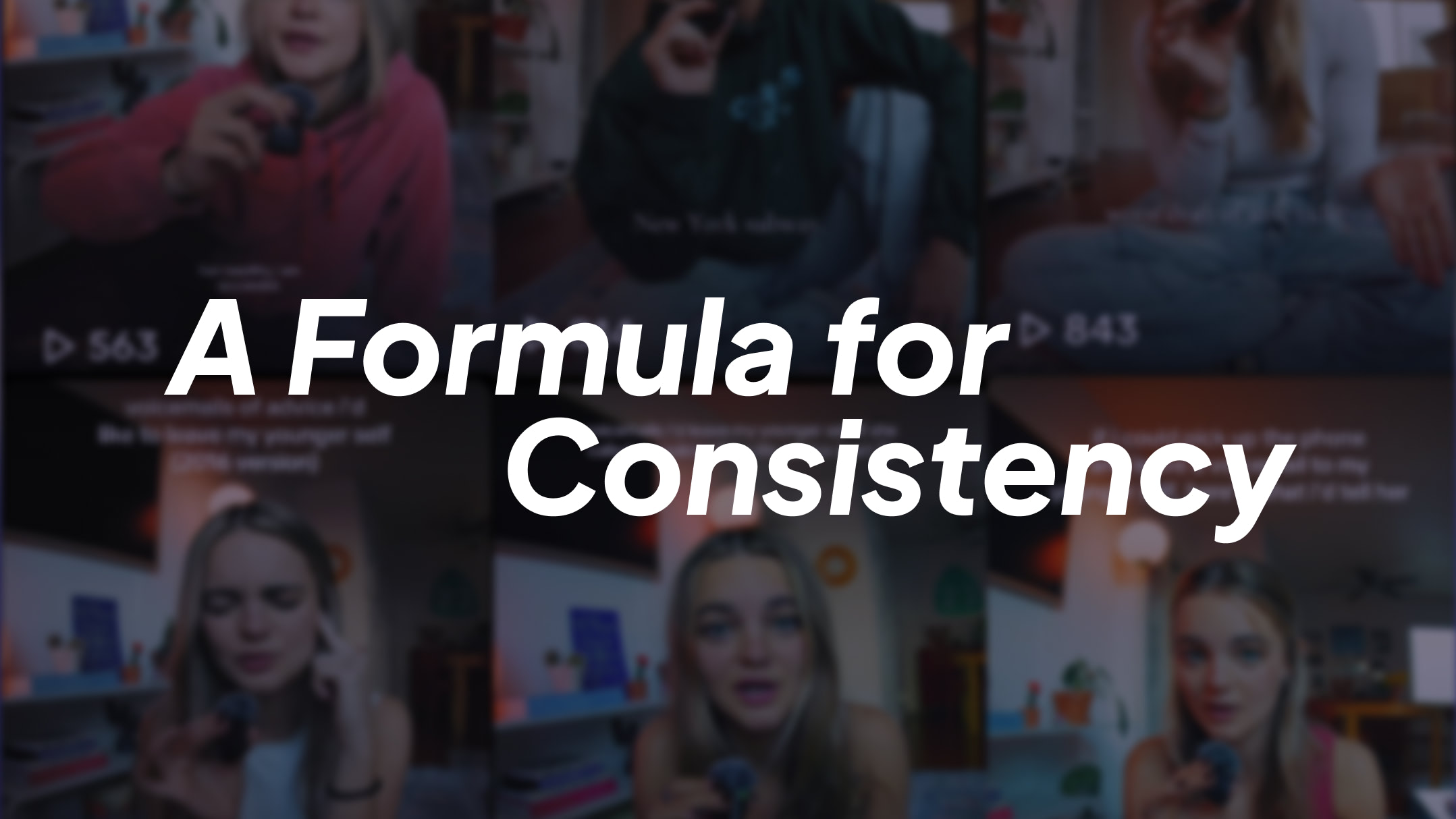 Consistency for Creators