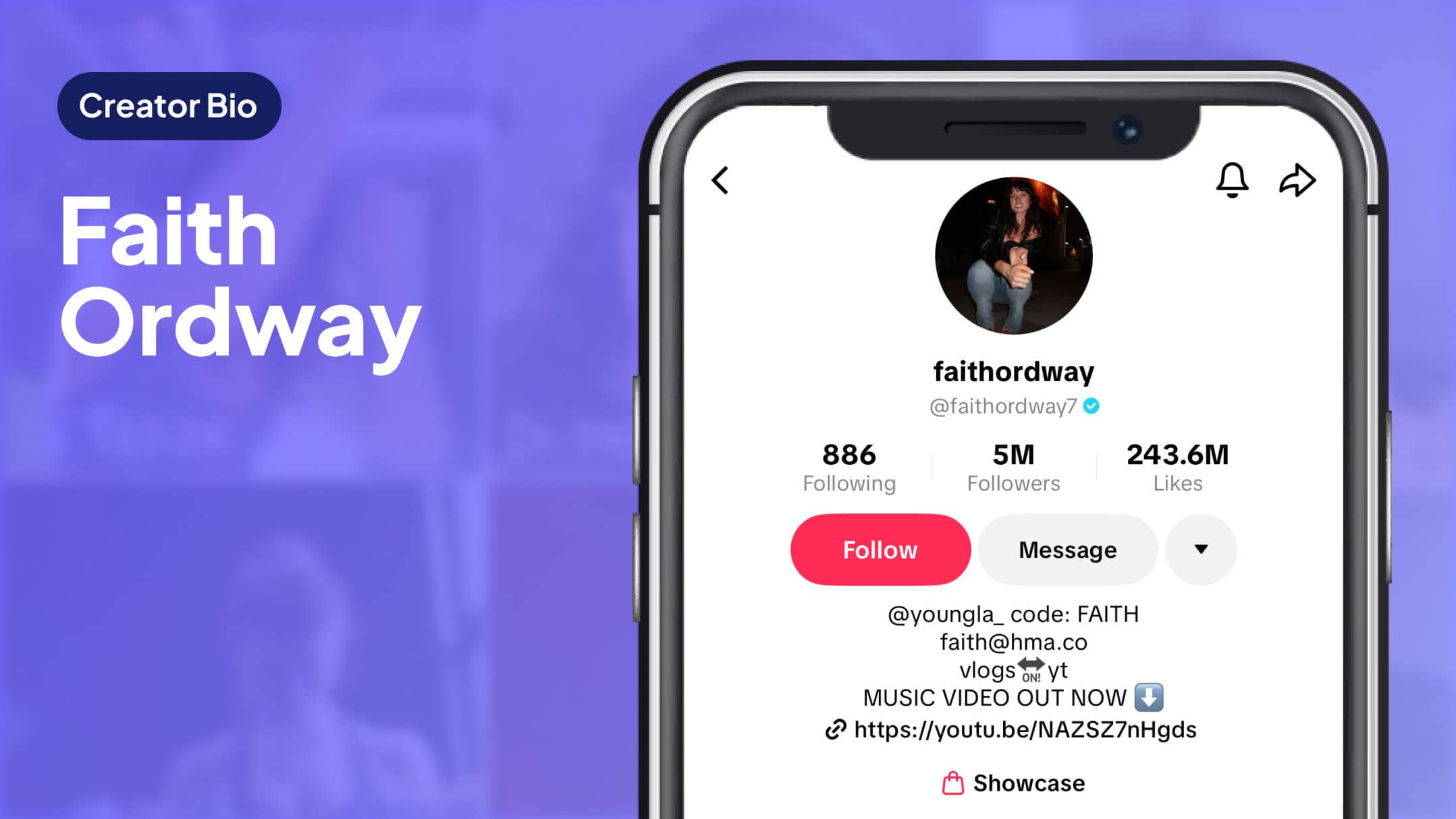 Faith Ordway Creator Bio and Stats