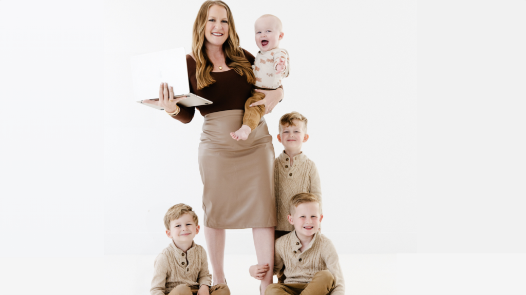 Rachel Adams Lee and her Children