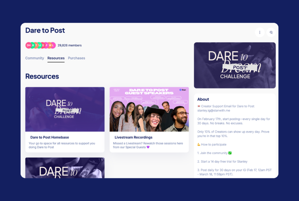 Build Out Your Community Resources Section