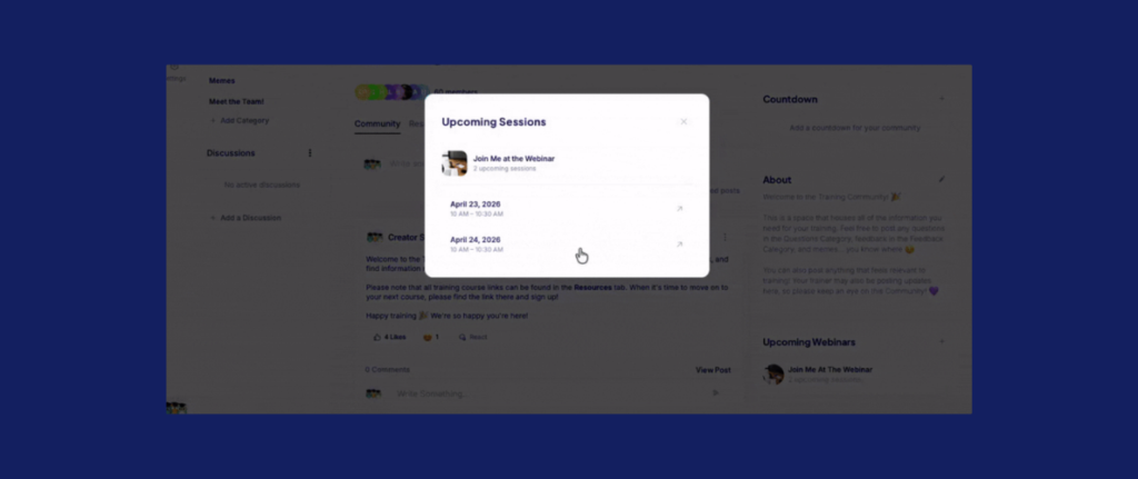 Set Up Recurring Webinars