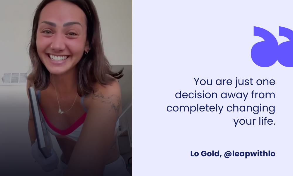 You are just one decision away from completely changing your life