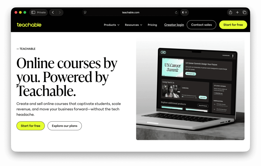 Teachable Online Courses