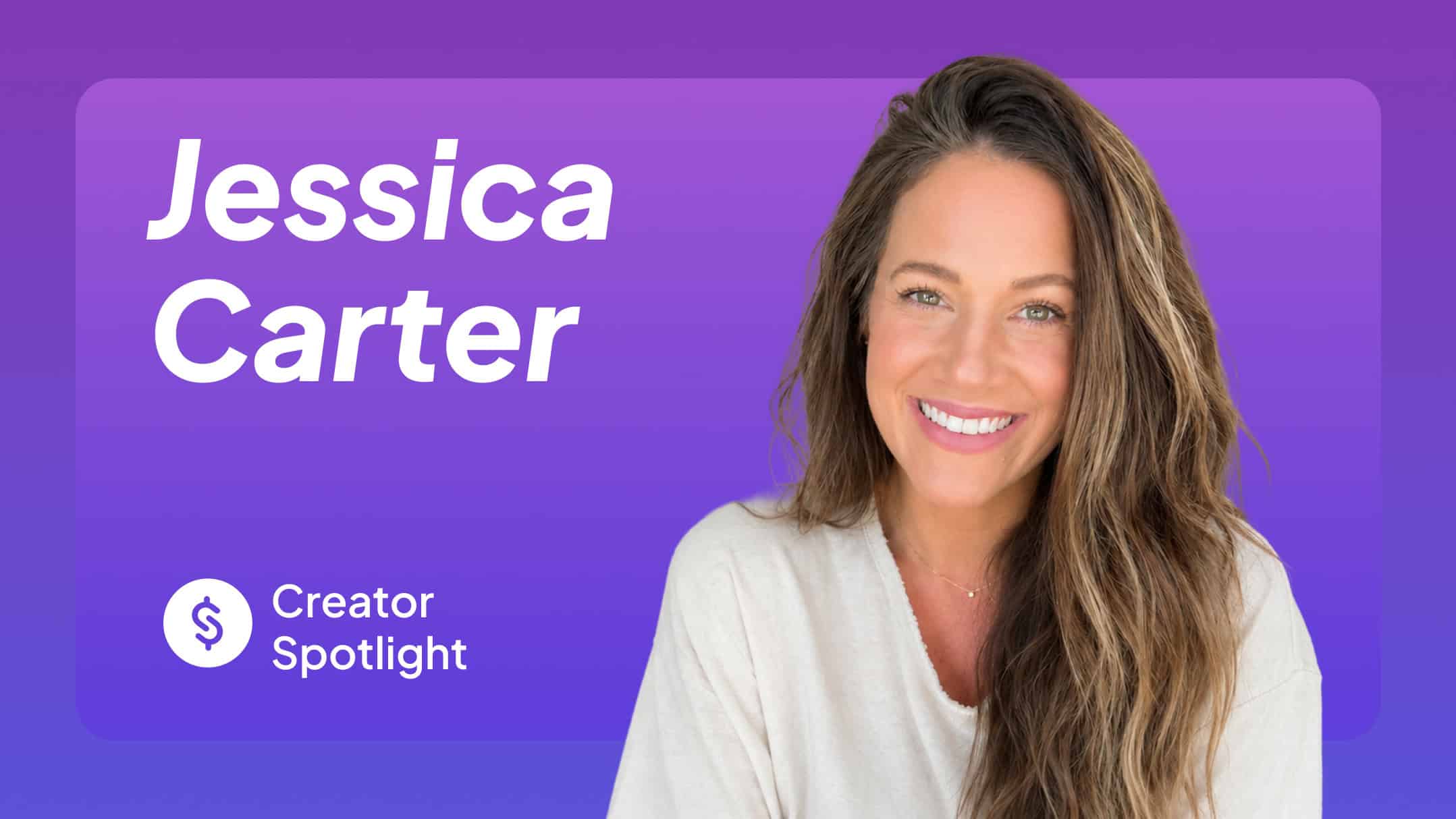 Jessica Carter Stan Store Creator story