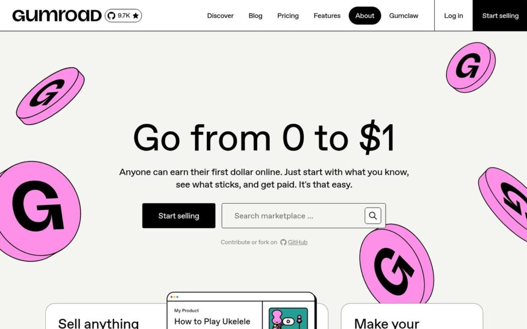 Gumroad screenshot