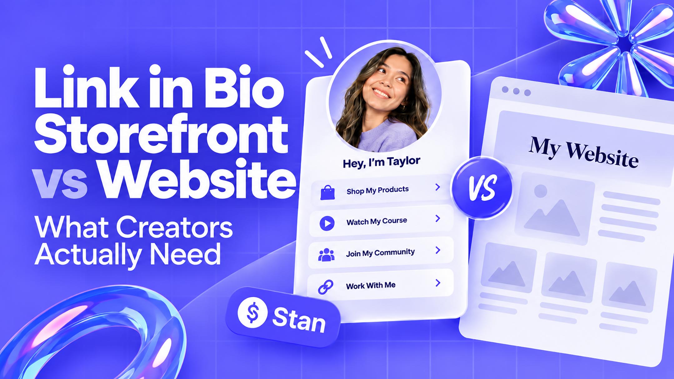 link in bio vs website