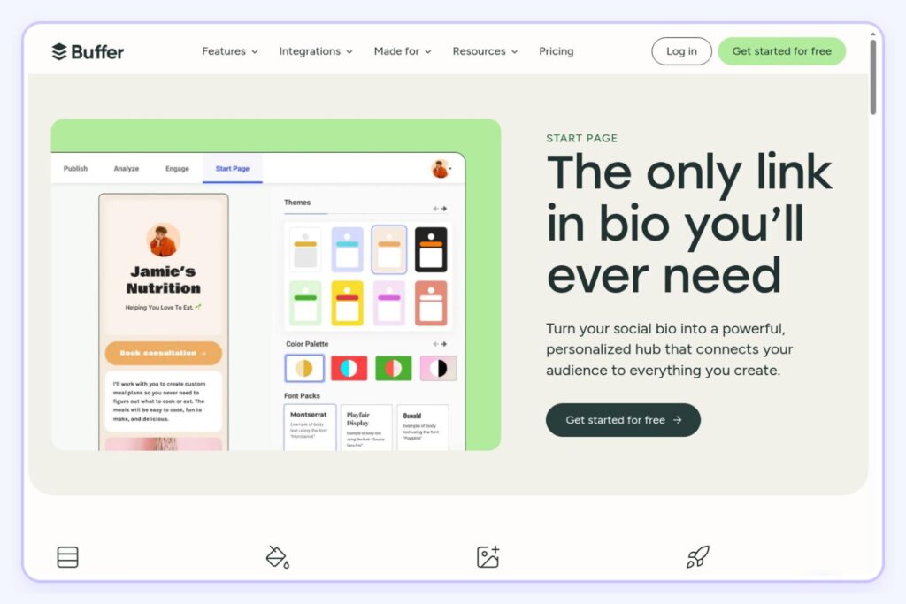 Start Page by Buffer